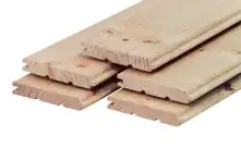 Profilholz Fichte Tanne A B-Sortierung Faseprofil 200 x 12,1 cm 16 mm