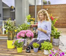 Gardena Solar-Bewässerung AquaBloom Set für bis zu 20 Pflanzen