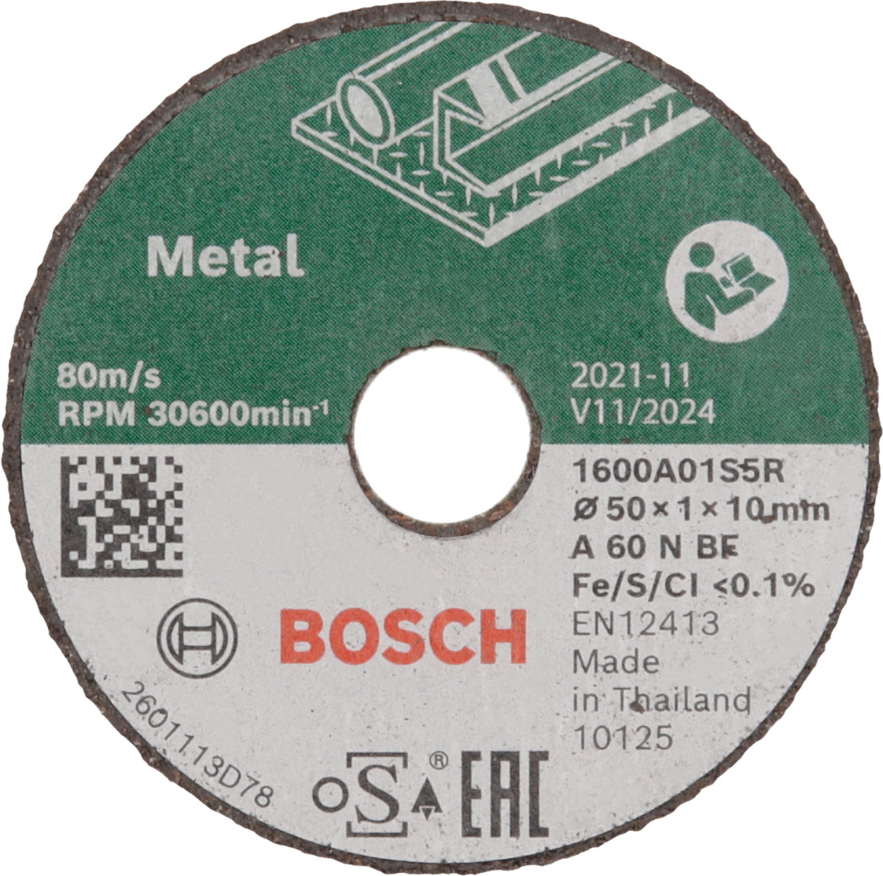 Bosch Trennscheibe for Inox 50 x 1,0 mm 3 Stück