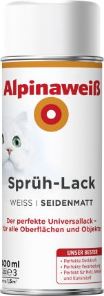 Germany product data sample: Alpinaweiß Sprühlack 400 ml weiß seidenmatt