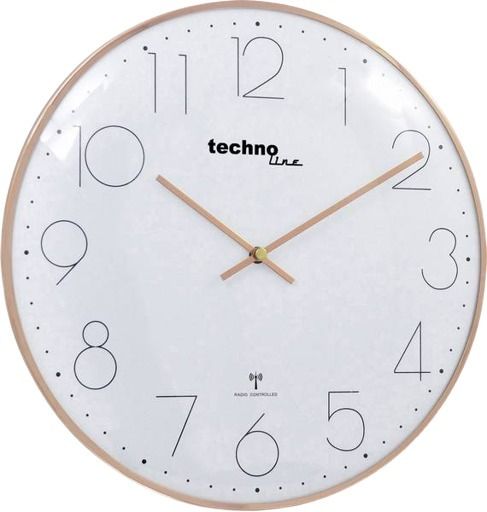 Technoline Funkwanduhr WT 8235 roségold