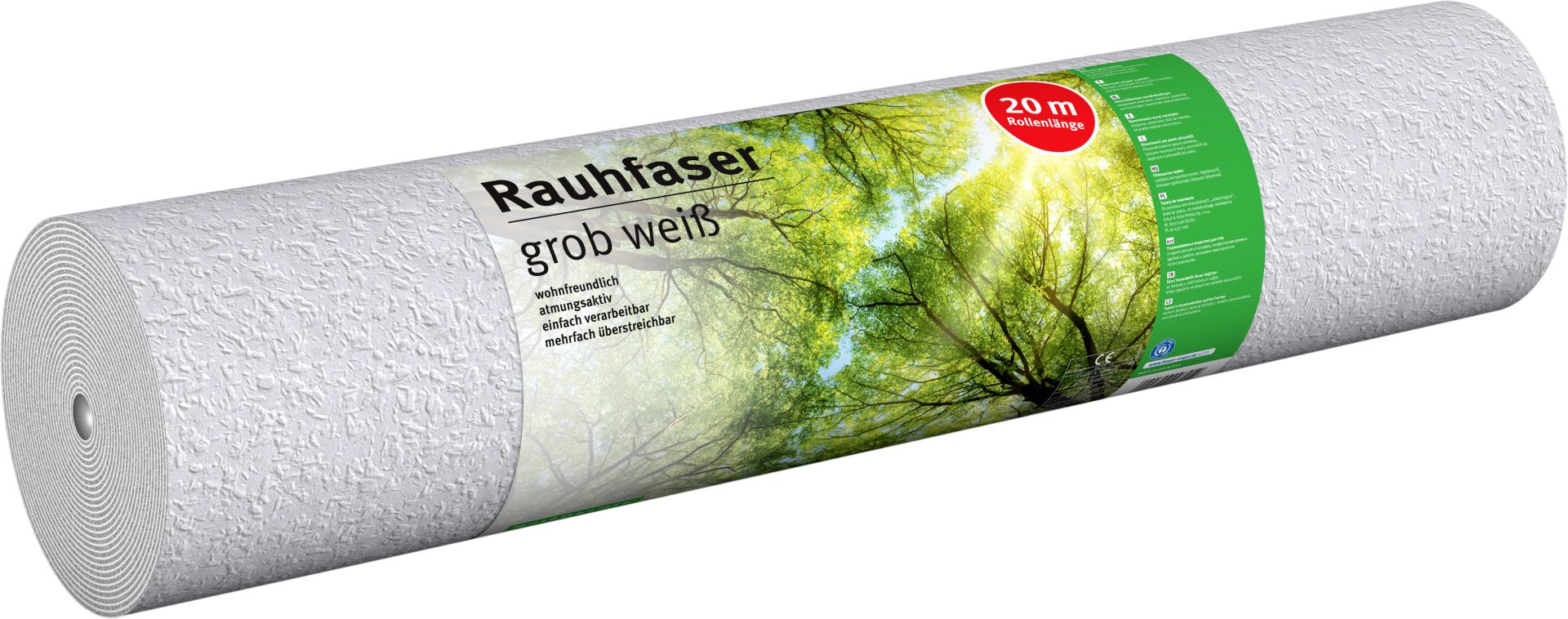 Erfurt Rauhfaser grob weiß 20 x 0,53 m kaufen Globus Baumarkt