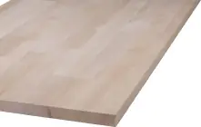 Massivholzplatte Buche Oberfläche geschliffen keilgezinkt 80 x 50 cm 18 mm
