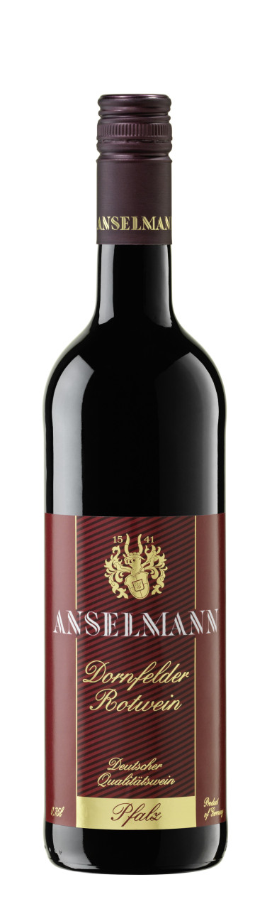 Anselmann Rotwein Dornfelder Pfalz Qualitätswein 0,75L
