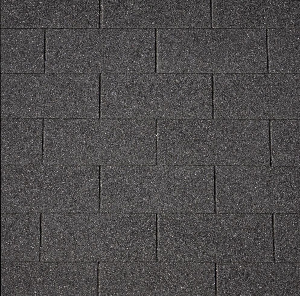 Easy Rechteck Bitumen-Dachschindeln schwarz