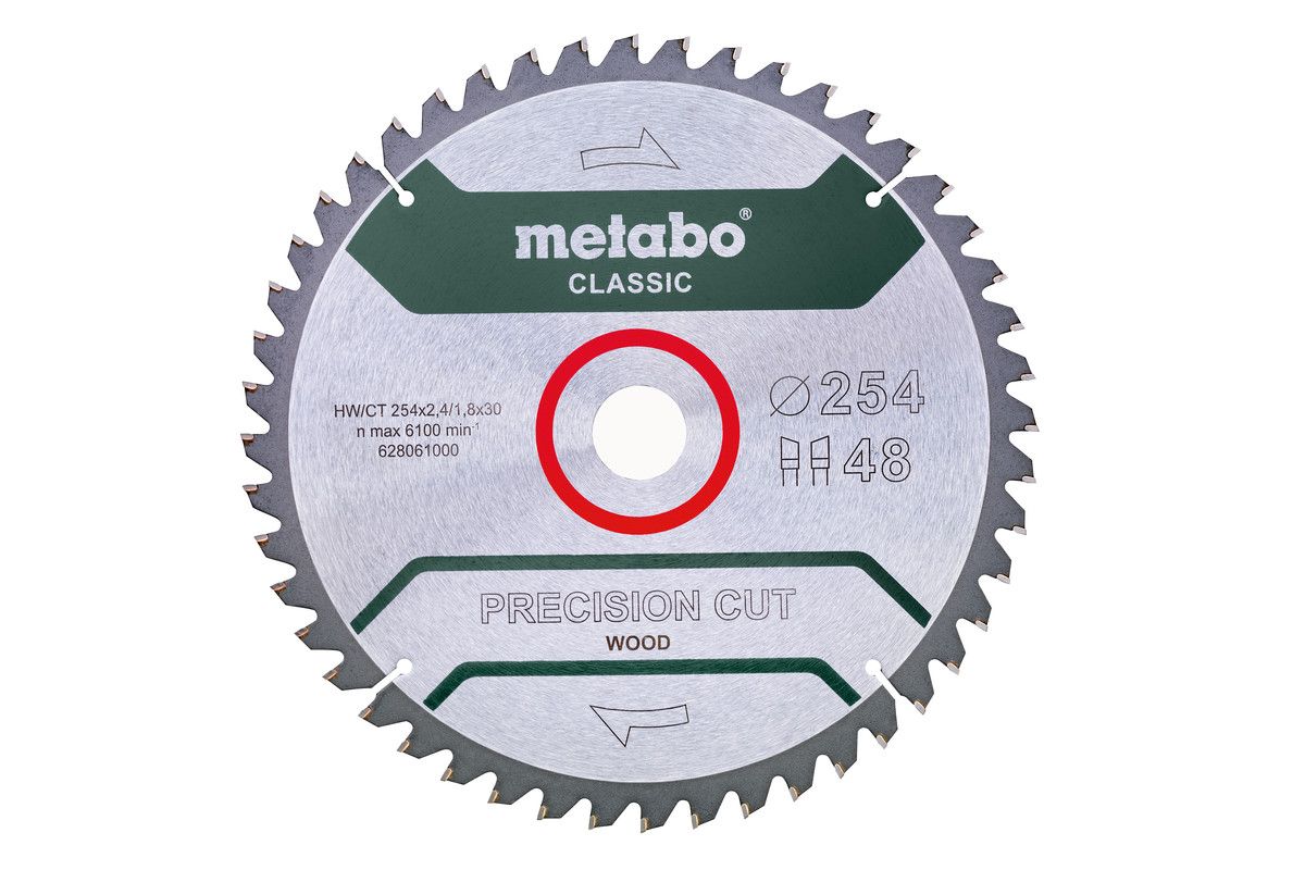 Metabo Kreissägeblatt PrecisionCutClassic 254 x 30 mm GLO761101659
