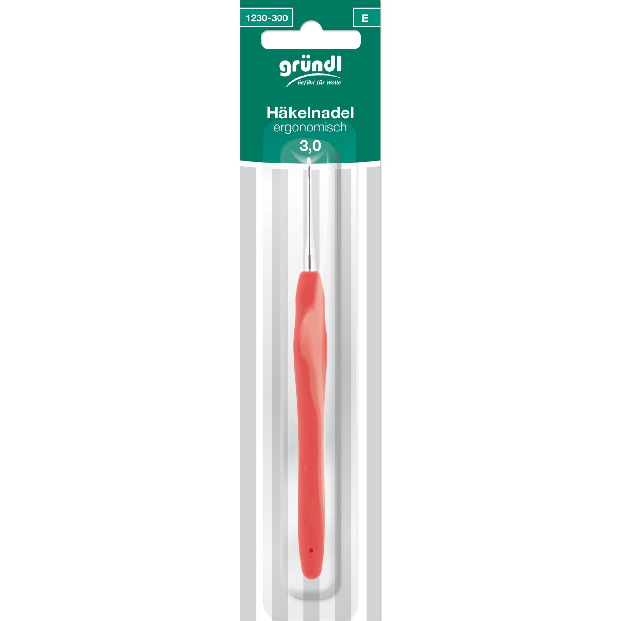 Gründl Ergonomische Häkelnadel 3 mm
