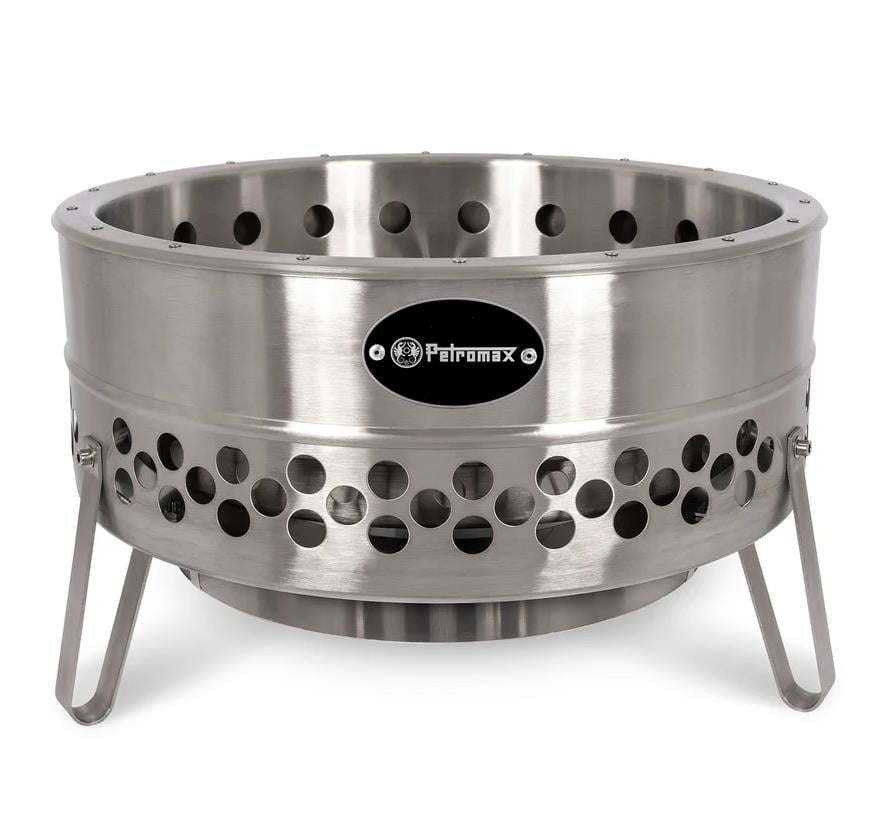 Petromax Feuerschale Tyropit Edelstahl Silber