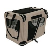 TrendLine Tiertransportbox 80 x 55 x 60 cm beige