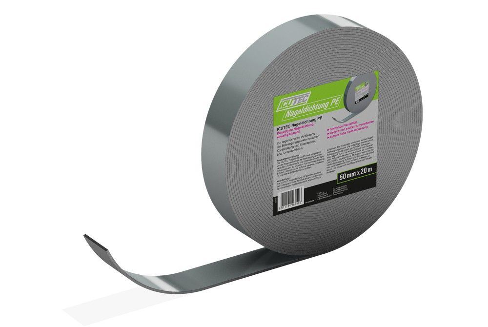 Alfa PE-Nageldichtband 45mm X 20m - Profi Dichtungsband Für Dachbau Und Unterspannbahnen