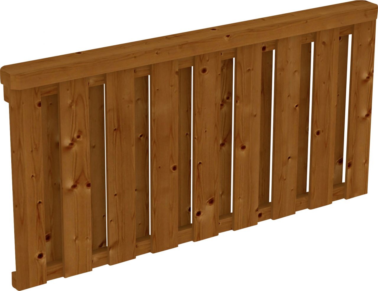 SKAN HOLZ Brüstung Deckelschalung 170 x 84 cm Douglasie