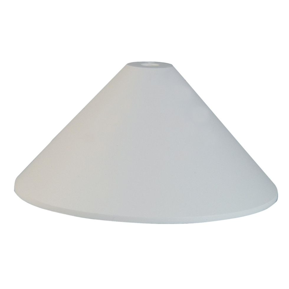 Lampen-Baldachin Deckenverteilerdose Lampenverteiler konisch weiß