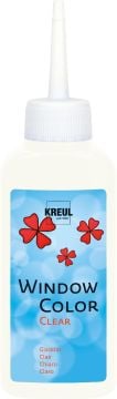 KREUL Window Color XXL Set – 10 Colori Per Vetro Da 80 Ml + Contorno Nero E Sagome Per Decorare Finestre E Specchi