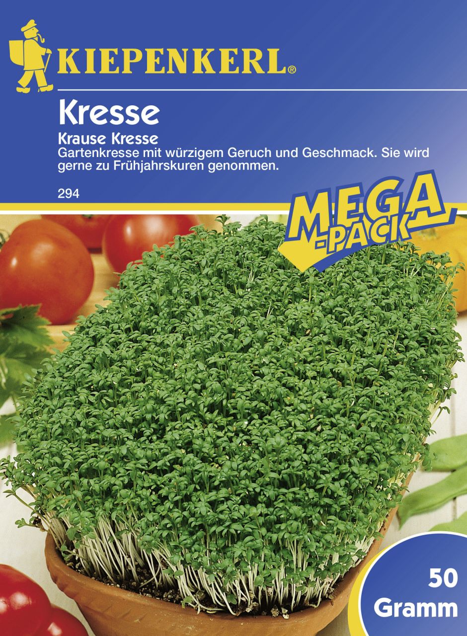 Kiepenkerl Kresse Krause Kresse Lepidium sativum, Inhalt: 50 g GLO693105376