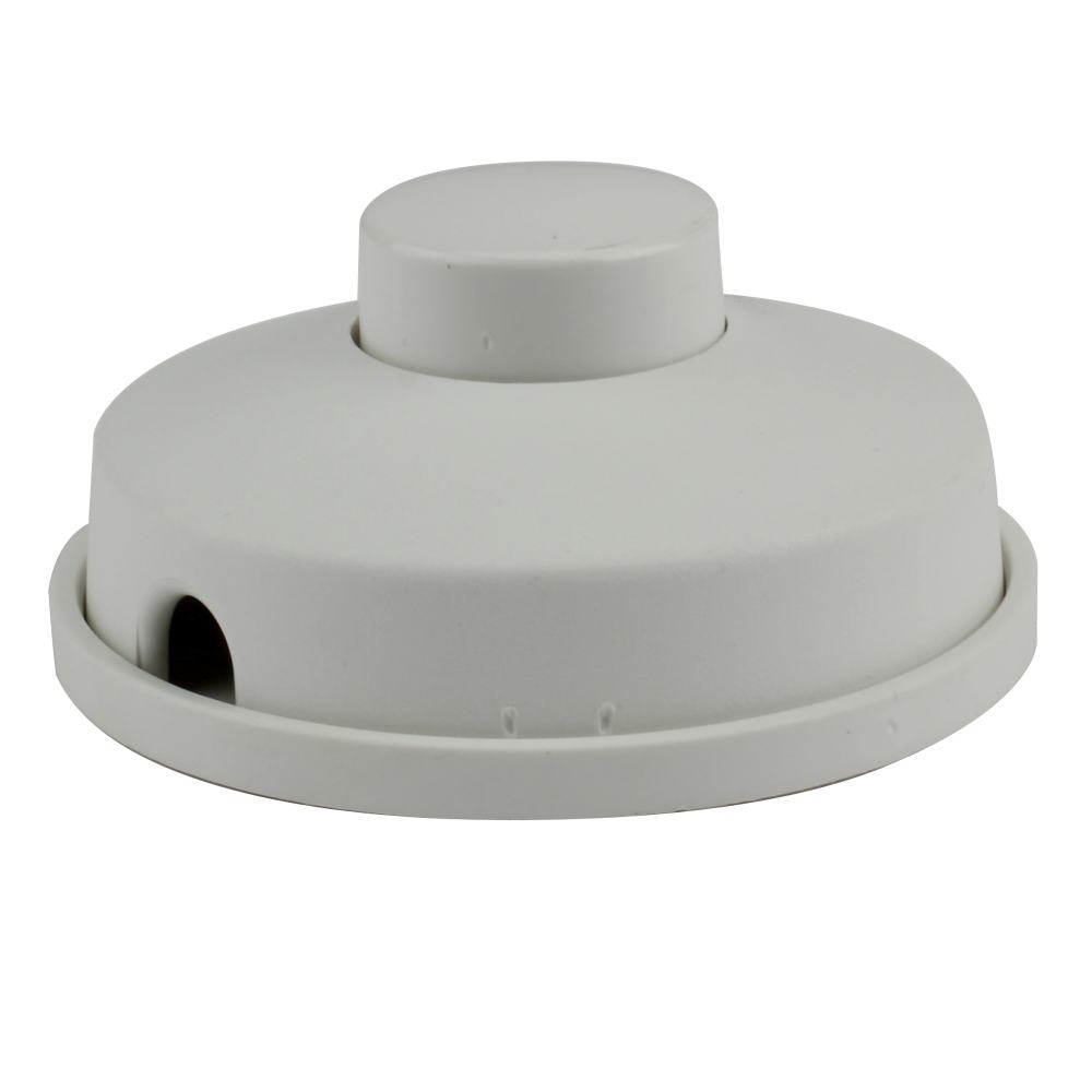 Fuß-Tretschalter 1pol 1A 250V 1A weiß