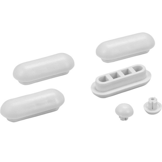 JianLing WC-Sitz Stoßstangen – 8-teiliges Set Aus ABS & TPU Für Toilettendeckel (Standard Rechteck)