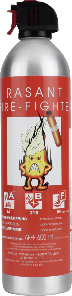 Weitere Feuerlöschspray Inhalt: 600 ml, Schaum Löschmittel GLO760405533