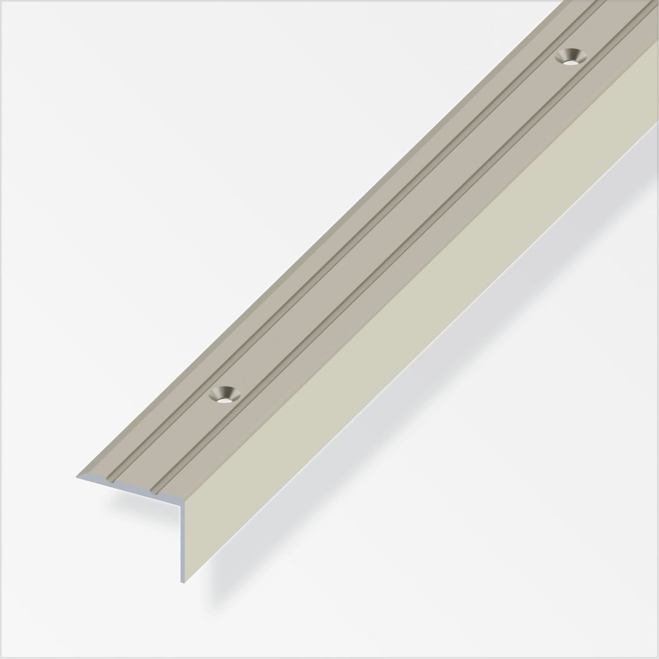 alfer Treppenprofil 1 m, 25 x 20 mm Aluminium eloxiert titan GLO763245717