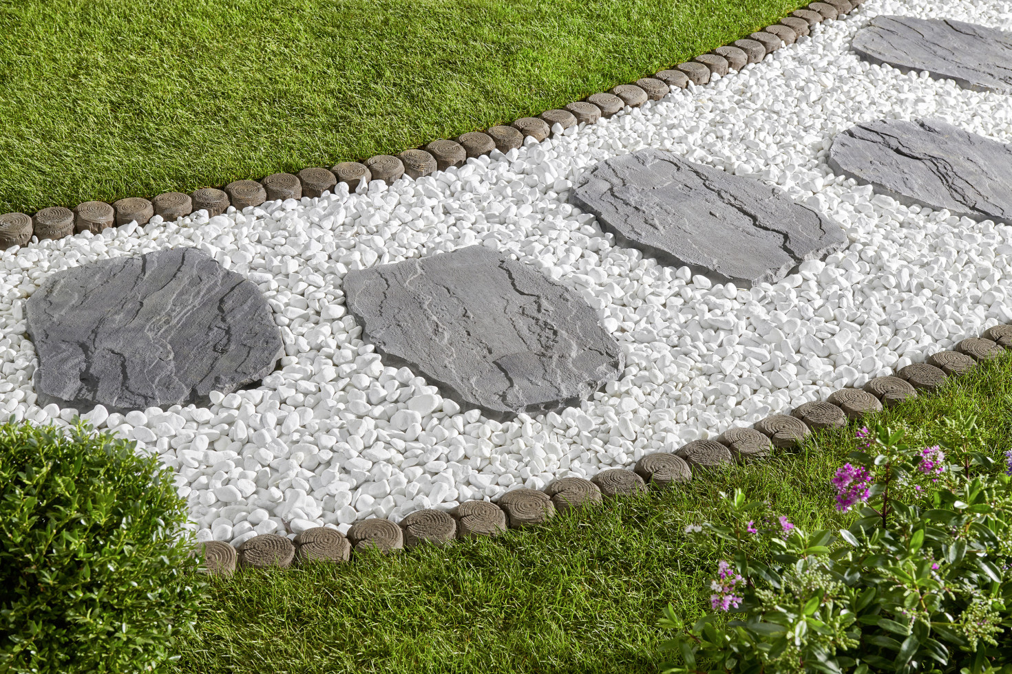 Kann Trittstein Nativa 56 x 42 x 4 cm grau GLO788102806