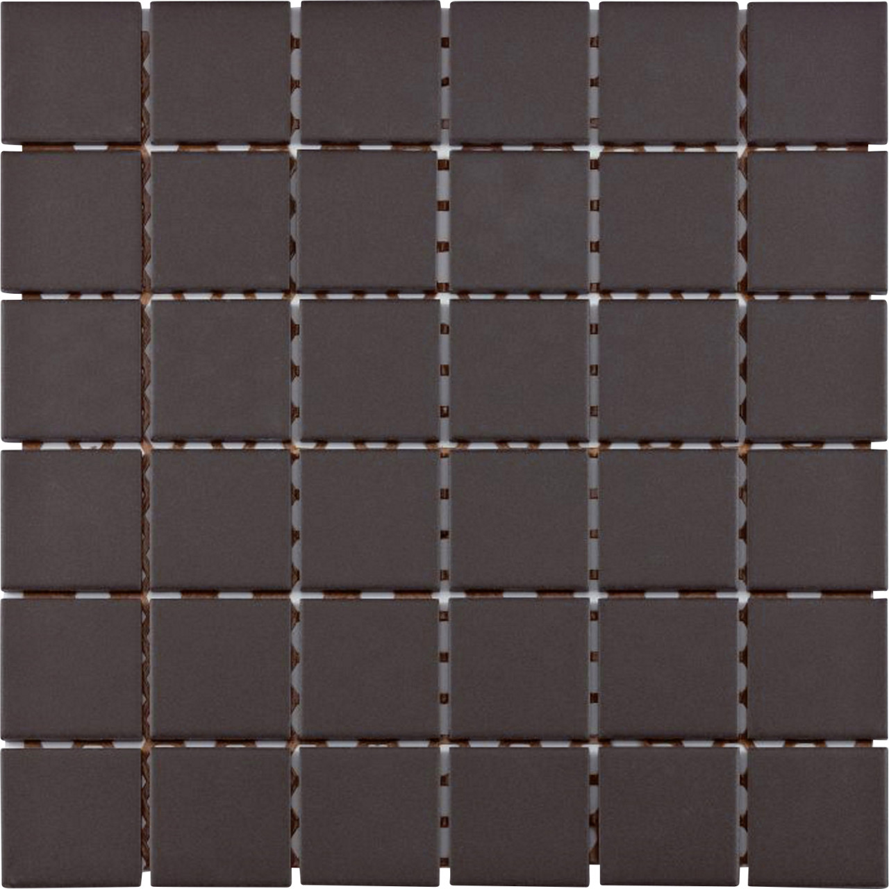 Mosaikfliese Maxi 30 x 30 cm schwarz Steinmaß: ca. 4,7 x 4,7 cm