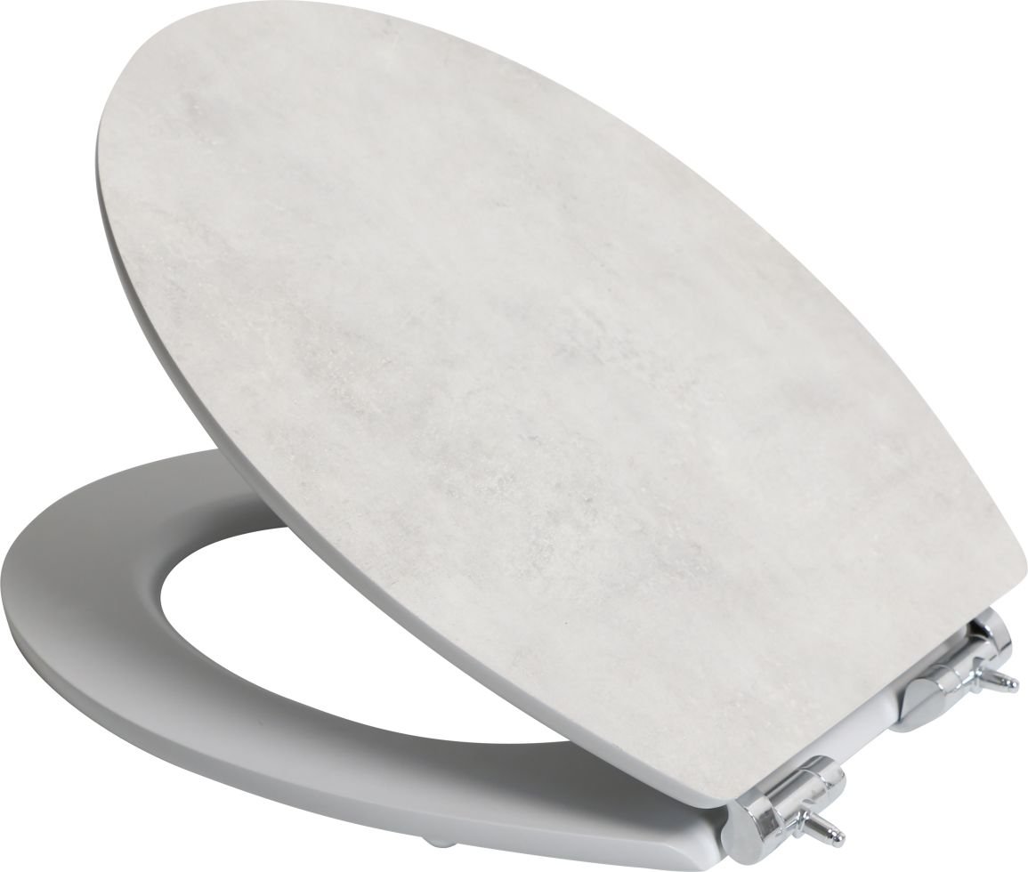 Primaster WCSitz mit Absenkautomatik Betonoptik hellgrau kaufen