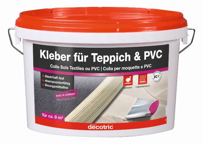Decotric Kleber für Teppich und PVC 3 kg GLO765350018