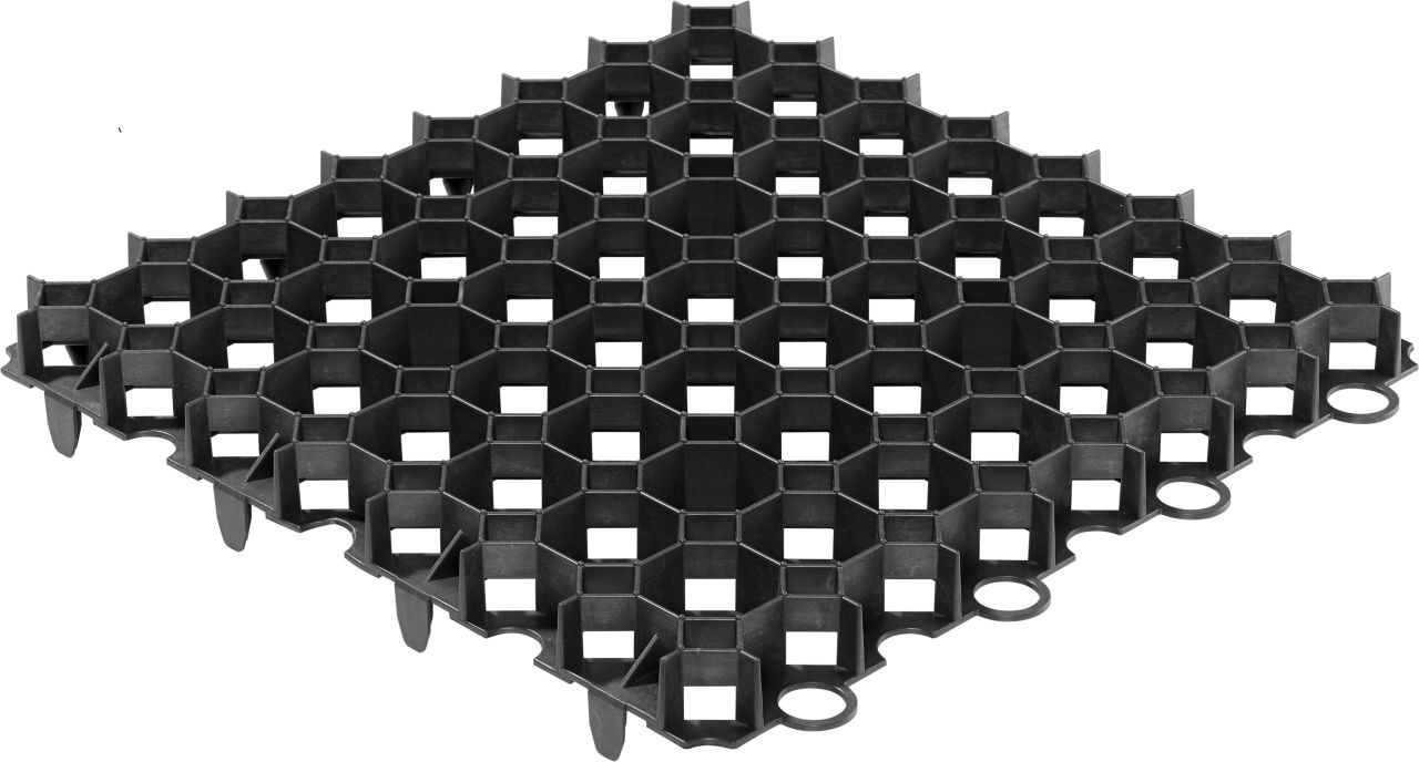 Gutta Rasengitter 50 x 50 cm schwarz 116 Stück Palettenabnahme GLO788103112