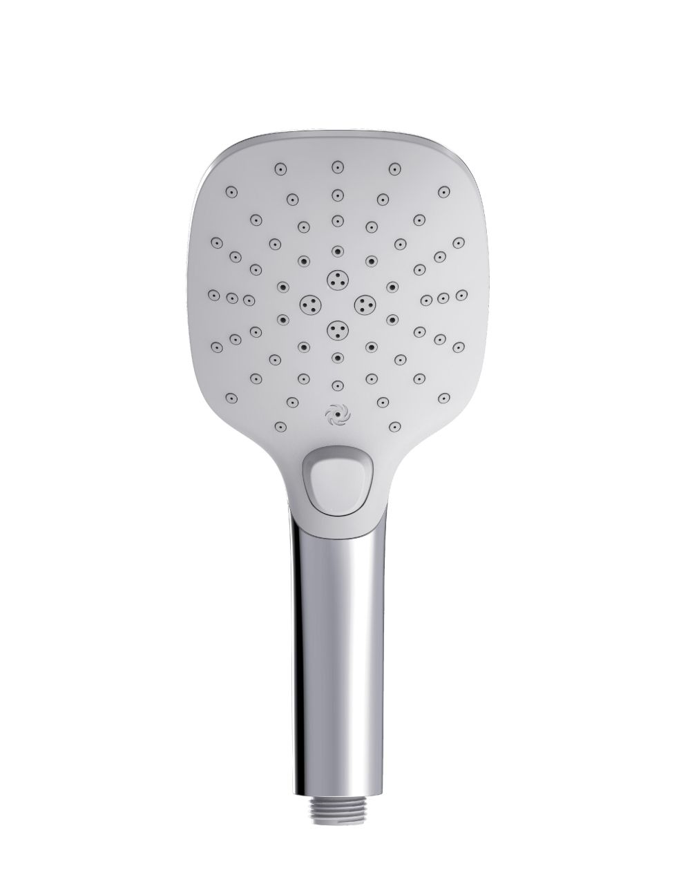 Primaster Handbrause 3 Strahlarten Water Dance quadratisch chrom-weiß wassersparend