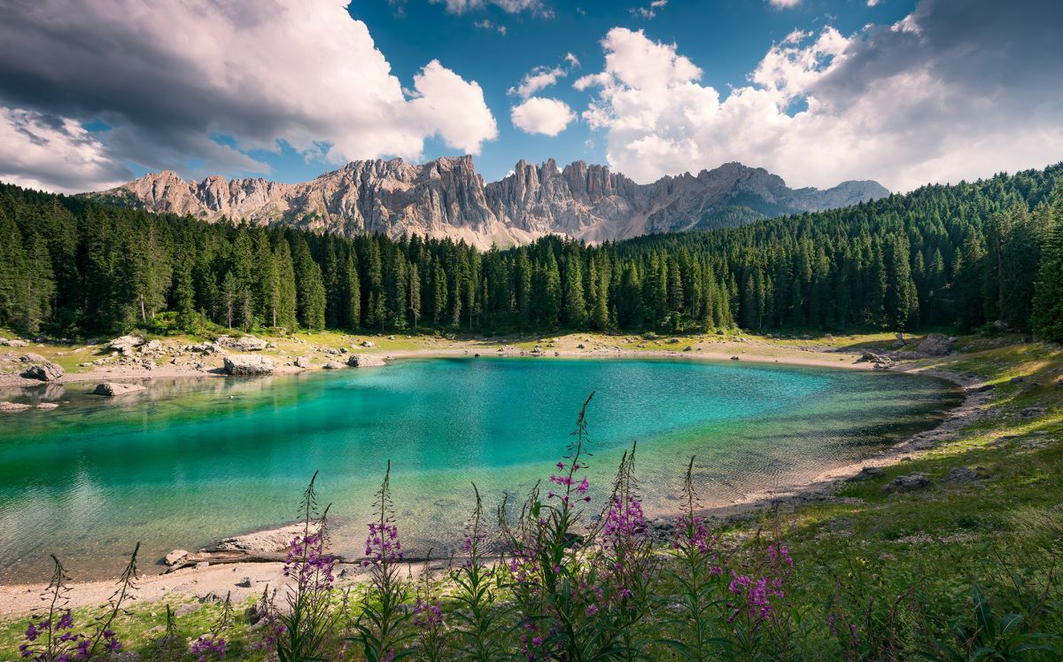 Komar Vlies Fototapete Dolomitenjuwel 450 x 280 cm