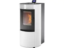 Rowi Pelletofen HPO10/1 Ovale Smarthomefähigweiß