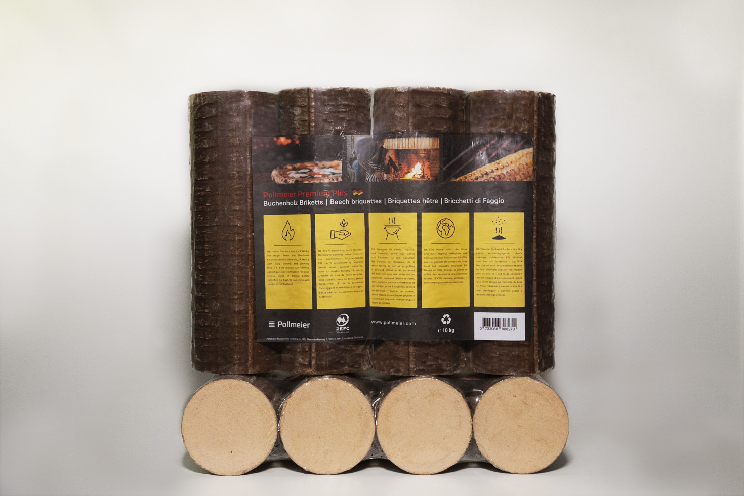 Pollmeier Holzbriketts Buche 10 kg kaufen | Globus Baumarkt