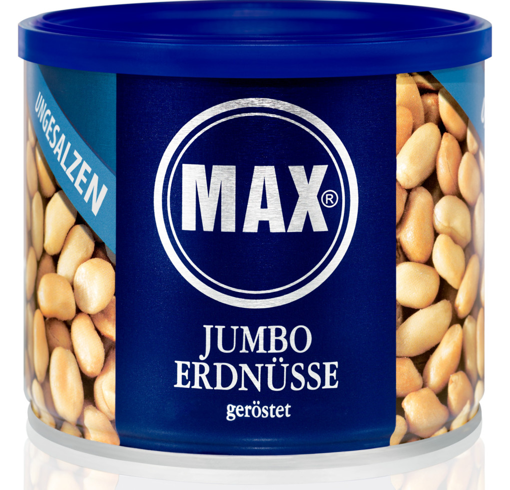 Maxkiene MAX Jumbo Erdnüsse geröstet und ungesalzen 300 g GLO615021276
