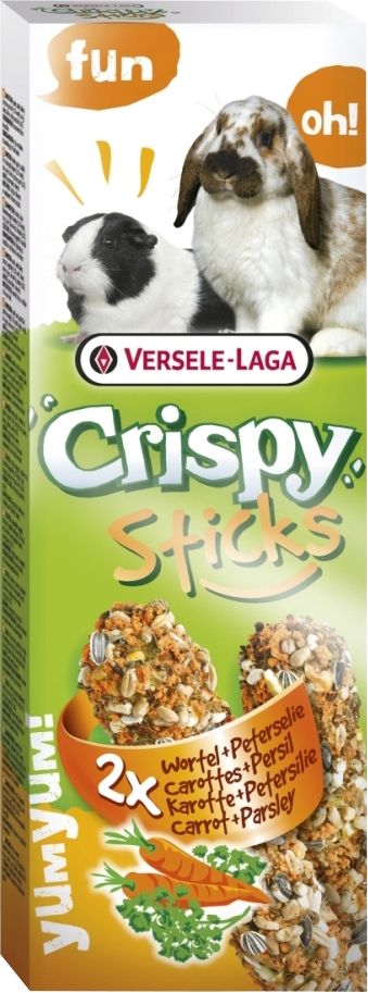 Crispy Sticks Kaninchen-Meerschweinchen Karotte & Petersilie 2 Stück 110 g GLO629401241