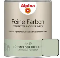 Alpina Feine Farben Lack No. 10 Hüterin der Freiheit  patinagrün edelmatt 750 ml