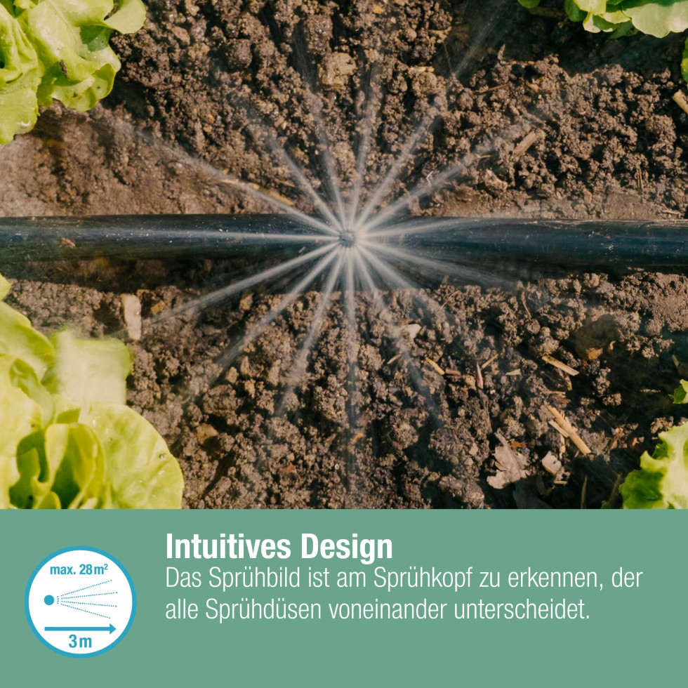 Produktbild von 5-10 Stück Einstellbare Bewässerungs Tropfer Sprinkler 1/4 ''Emitter