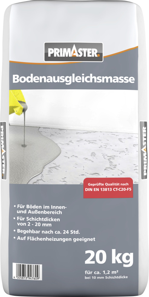 Bodenausgleichsmasse Aussen Frostsicher