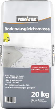 Bodenausgleichsmasse Aussen Frostsicher