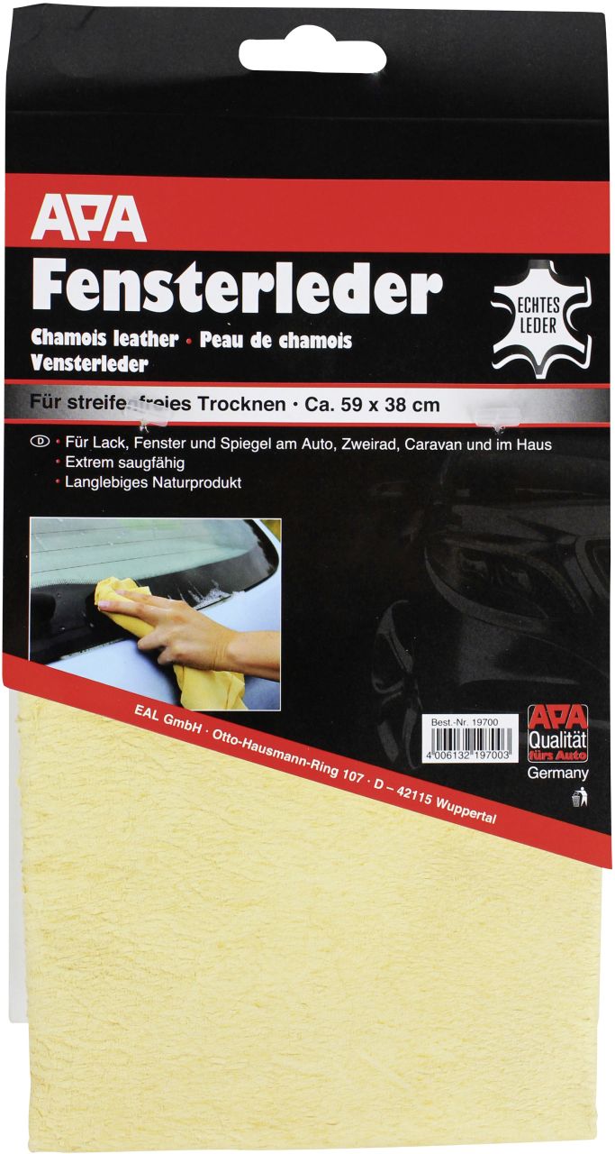 APA Fensterleder Echtleder M