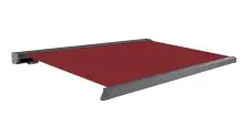 Primaster Kassetten-Markise 3,5 x 3 m elektrisch rot