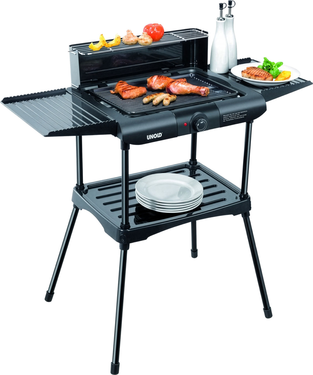 Unold Barbecue-Elektrogrill Vario 58565 schwarz, Standgrill, Tischgrill GLO695330524