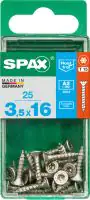 Spax Universalschrauben 3.5 x 16 mm TX 15 - 25 Stk.