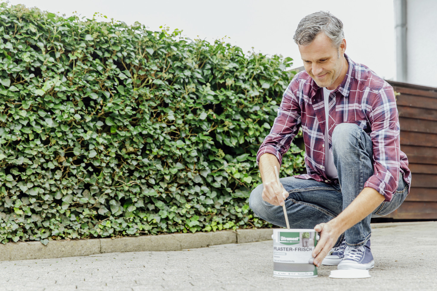 Ultrament Pflaster Frisch 2,5 L anthrazit kaufen Globus Baumarkt