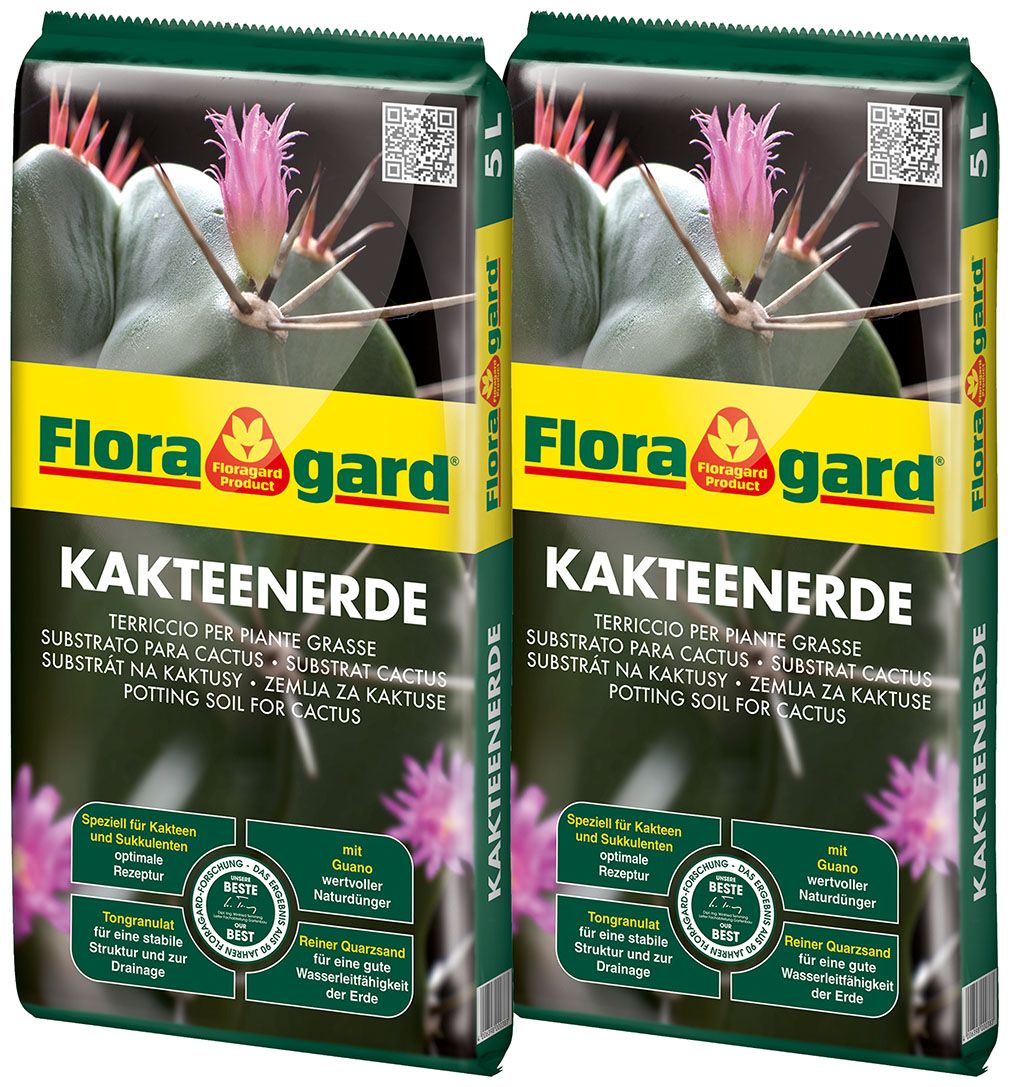 Floragard Kakteenerde 2 x 5 L GLO688100694