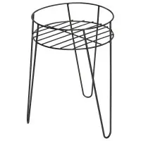 Wagner Pflanzenständer Hairpin Style schwarz Ø 28 cm 