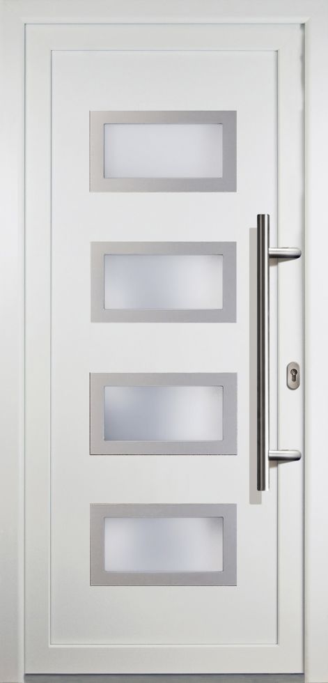 Meeth Haustür Signum PVC Modell 92 108 x 208 cm, DIN rechts, weiß