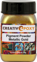 Pigment Pulver Gold 40 g Metallic Effekt