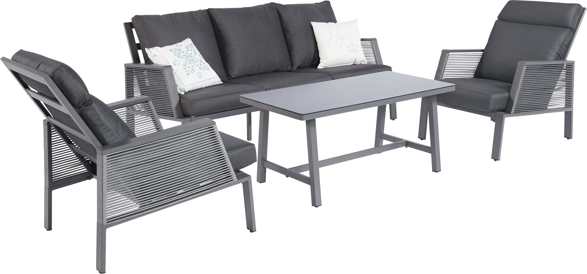 Primaster Aluminium Lounge Möbelset Cervia inkl. Kissen kaufen Globus