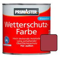 Primaster Wetterschutzfarbe 750 ml schwedenrot