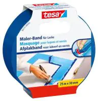 tesa Malerband für Lacke 25 m x 30 mm, blau