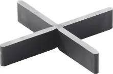 Kann Fugenkreuz für Feinsteinzeug 60 x 60 x 10 mm, schwarz